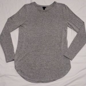 Ann Taylor Long Sleeve Gray Thin Sweater Woman's extra Small